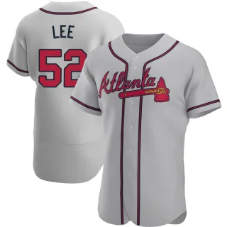 Dylan Lee Men's Atlanta Braves Home Jersey - White Replica