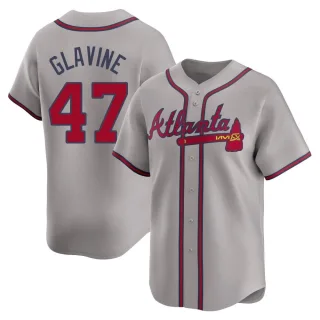 Men's Limited Gray Tom Glavine Atlanta Braves Away Jersey