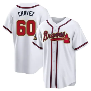 Jesse Chavez Women's Atlanta Braves White 2022 Program Jersey