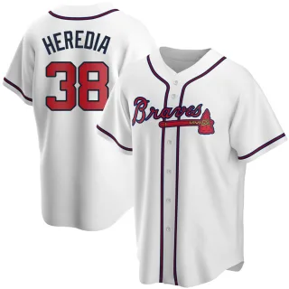 Guillermo Heredia Atlanta Braves Youth Red Roster Name & Number T-Shirt 