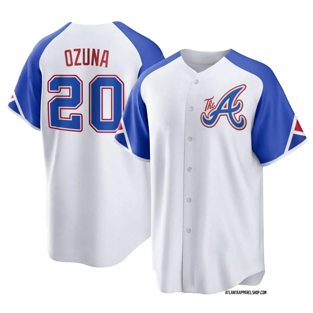 Marcell Ozuna Women's Atlanta Braves 2023 City Connect Jersey - White  Replica