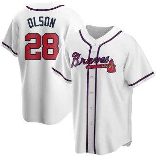 MLB Atlanta Braves (Matt Olson) Men's Replica Baseball Jersey - Red –  Athletic Wear World