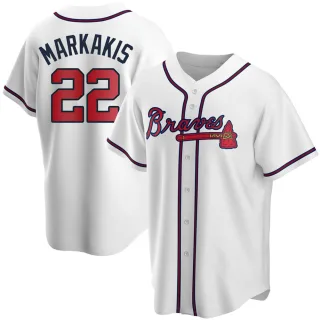 Nick Markakis Atlanta Braves Jersey Number Kit, Authentic Home Jersey Any  Name or Number Available at 's Sports Collectibles Store