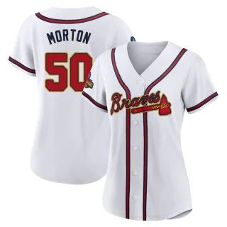 Charlie Morton Men's Atlanta Braves Road Jersey - Gray Authentic