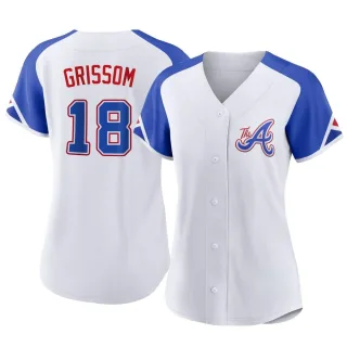 Vaughn Grissom Men's Atlanta Braves 2023 City Connect Jersey - White Replica