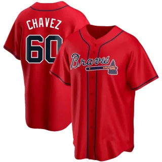 Jesse Chavez Women's Atlanta Braves White 2022 Program Jersey - Gold Replica