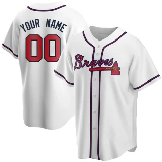 Pierce Johnson Youth Atlanta Braves 2023 City Connect Jersey - White Replica